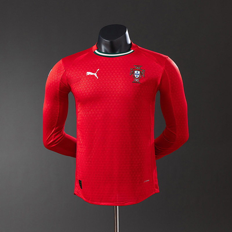 Portogallo Portugal 2025 Home Long Sleeve Player Jersey S-3XL