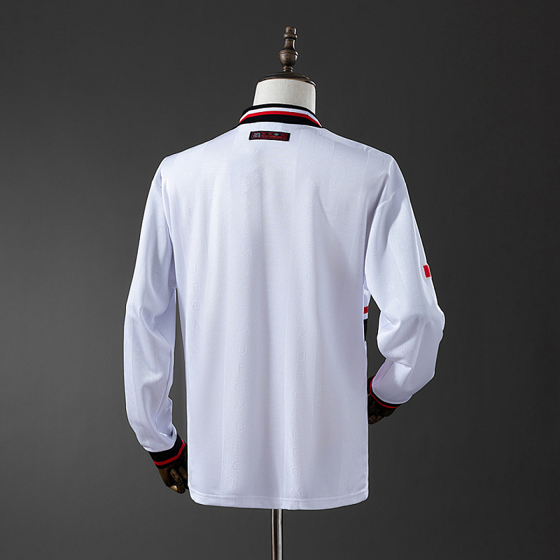 M-U1998/99 Long M-U1998/99 Away Long Sleeve Retro Jersey S-XXL 2