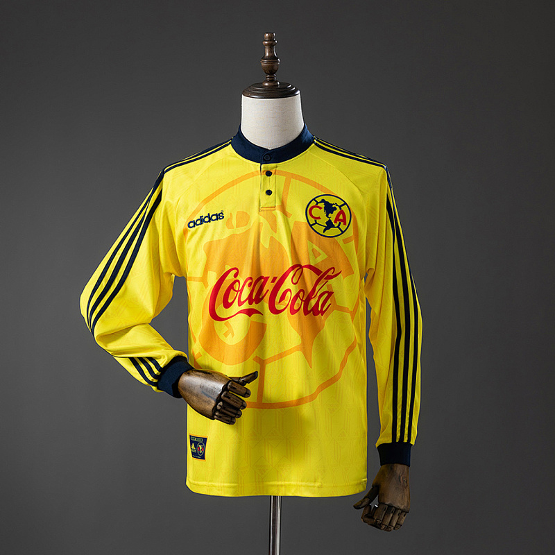 America Long-Sleeve America 97/98 Home Long-Sleeve Retro Jersey S-XXL