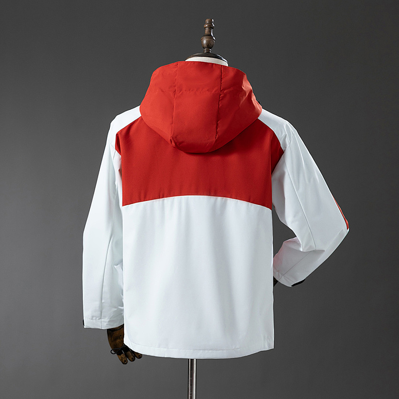 Seville Windbreaker Seville Windbreaker - Red & White S-XXL 2