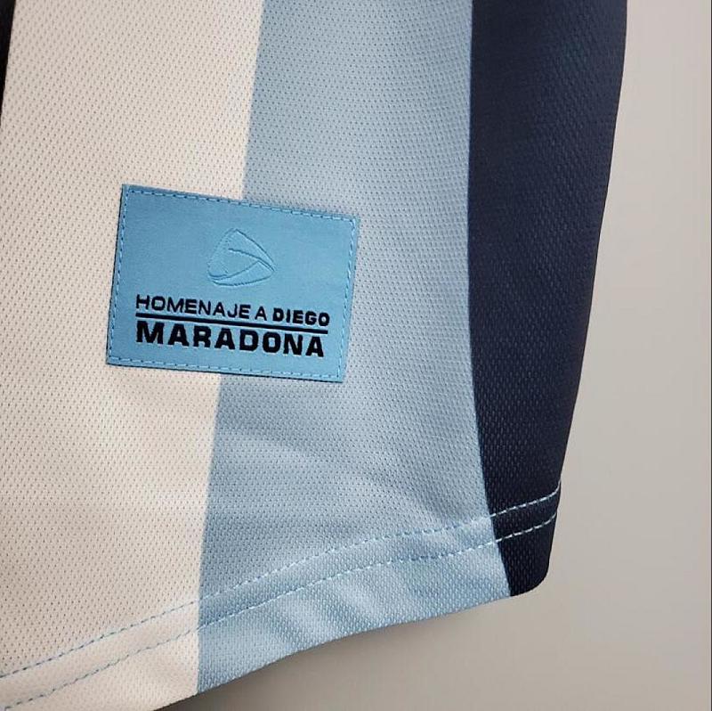 Argentina Retro 2001 Argentina Maradona #10 Commemorative Edition S-XXL 6