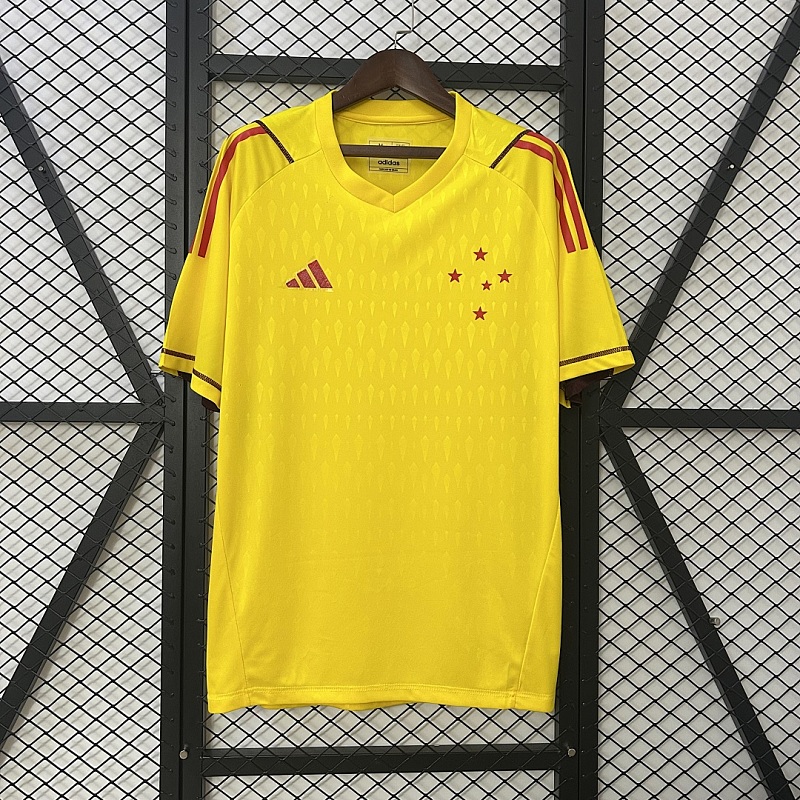 Cruzeiro 24/25 Cruzeiro Limited Edition Goalkeeper Yellow Jersey S-4XL
