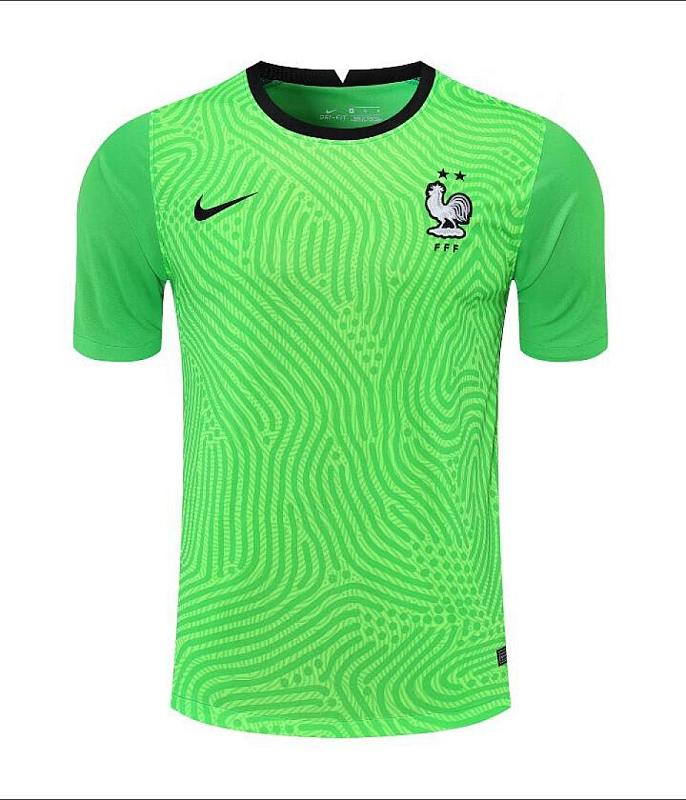 Francia France Green Short Sleeve Goalkeeper S-XXL (can be sold separately) 5