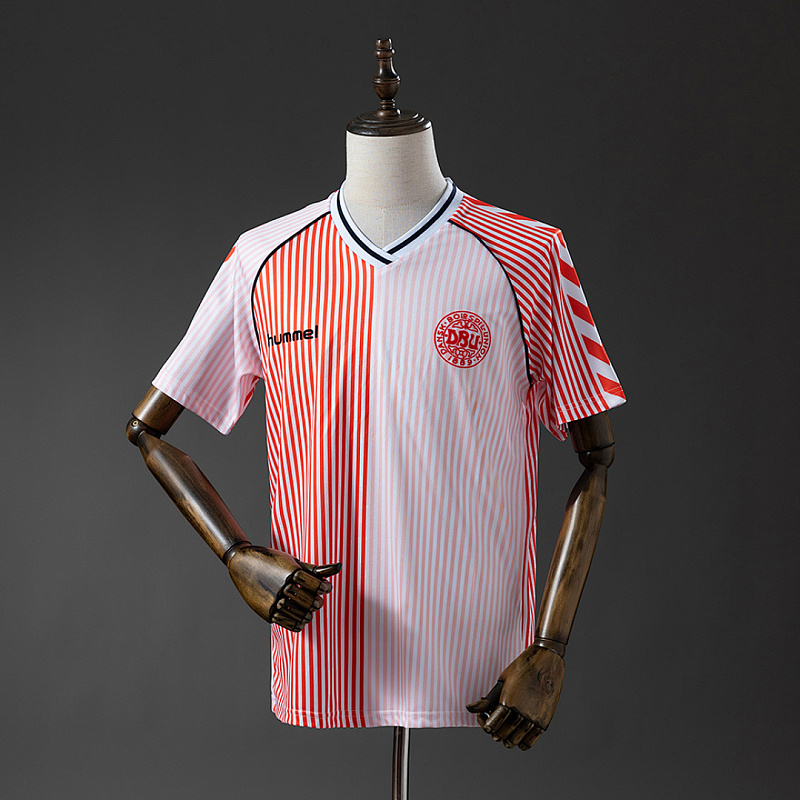 Denmark 1986 Denmark 1986 Away Retro Jersey S-XXL