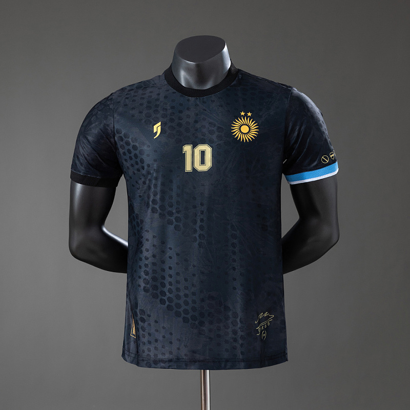 Argentina Argentina Maradona #10 Special Edition-Black Player Jersey S-2XL