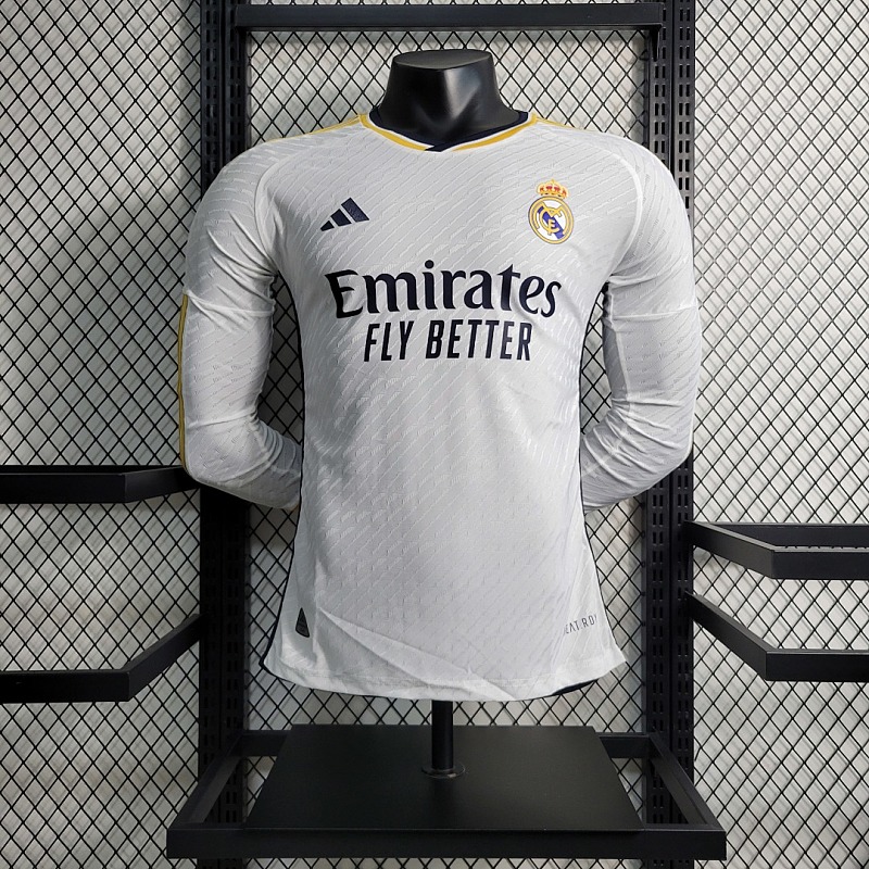 Real Madrid 23-24 Players Real Madrid's home long-sleeved size S-XXL