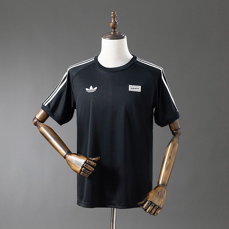 Oasis Live Oasis Live '25 Originals 3-Stripes Football Shirt Black S-4XL
