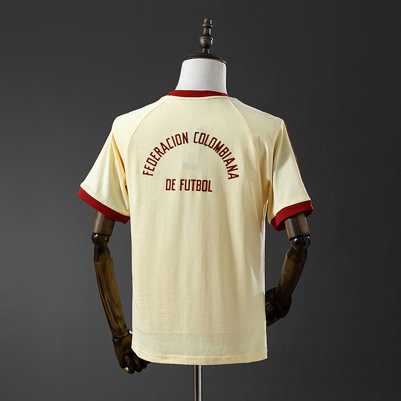 Colombia COLOMBIA FCFNational team wear -chalk white T-shirt S-3XL 2