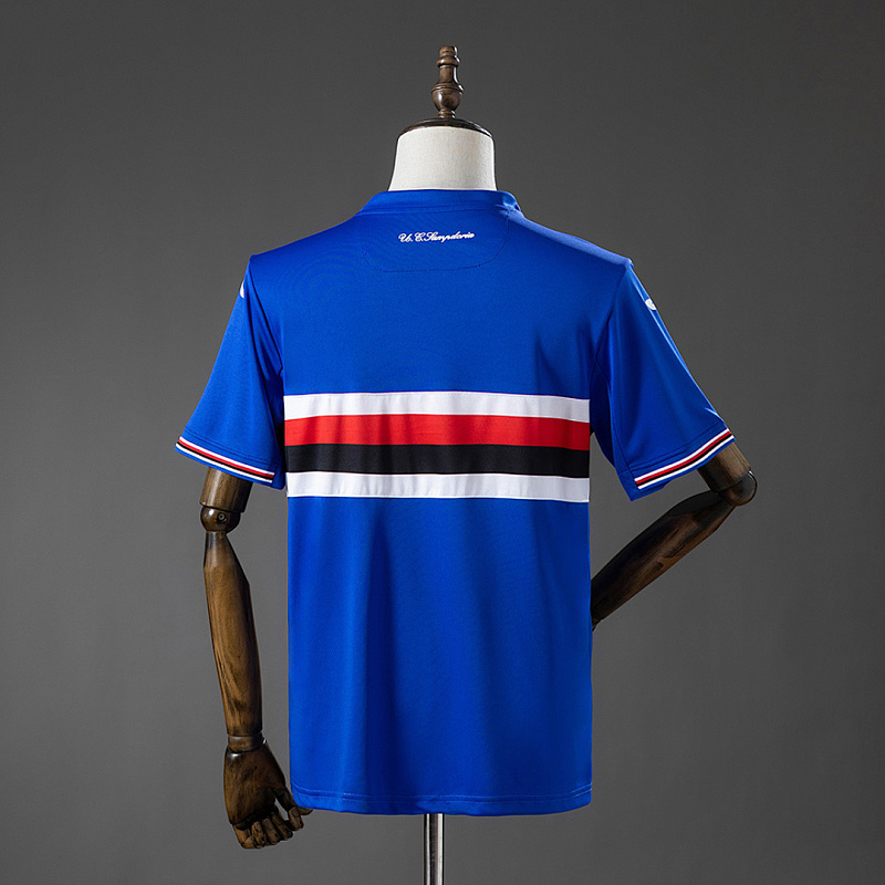 Sampdoria Jersey Sampdoria 16/17 Home Retro Jersey S-XXL 2