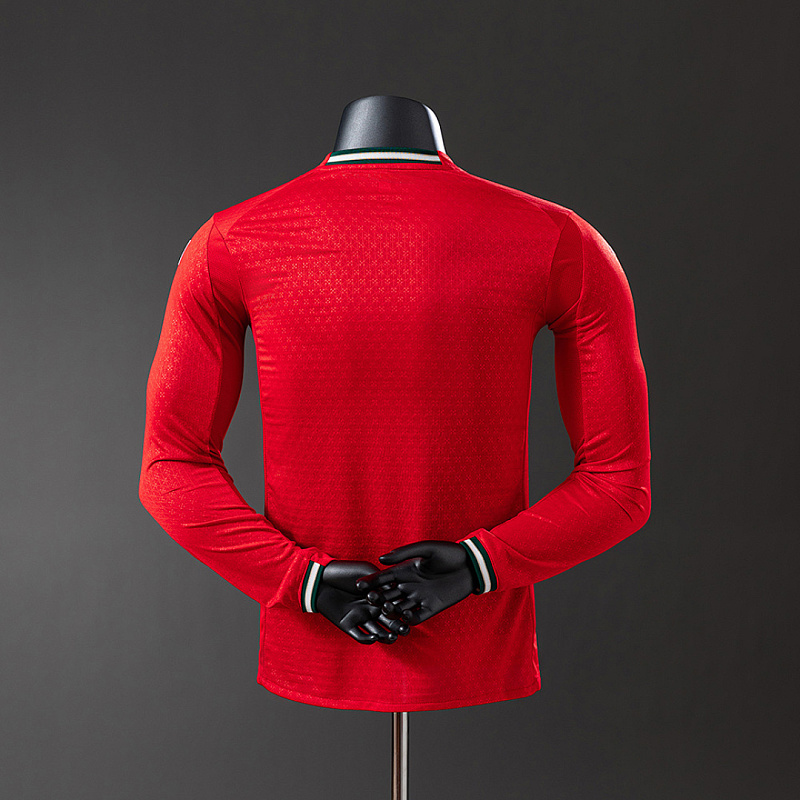 Portogallo Portugal 2025 Home Long Sleeve Player Jersey S-3XL 2