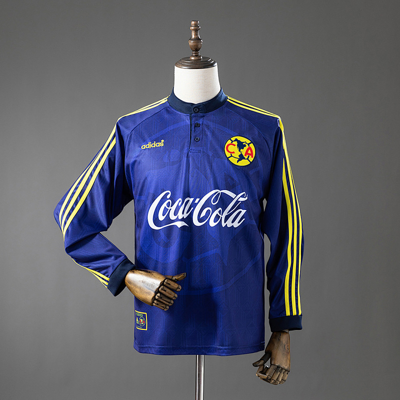 America Long-Sleeved America 97/98 Away Long-Sleeved Retro Jersey S-XXL