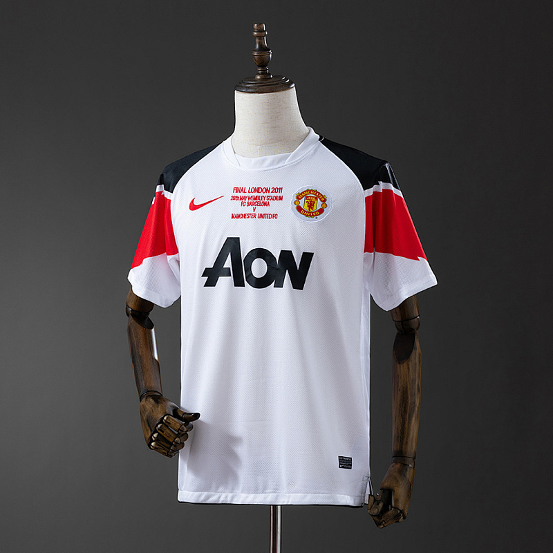 M-U 2010/11 M-U 2010/11 Away Champions League version Retro Jersey S-XXL