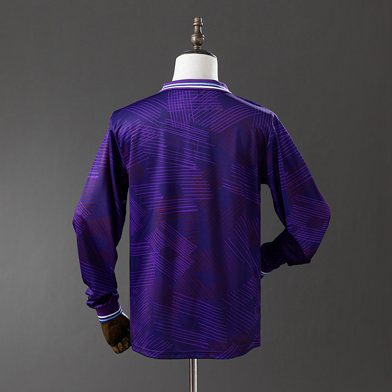 Fiorentina Fiorentina 92/93 Home Long Sleeve Retro Jersey S-XXL 2