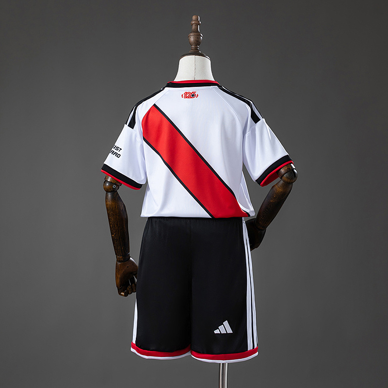 River Plate River Plate 26/27 Home Kids Kit Jersey Size：16-28 2