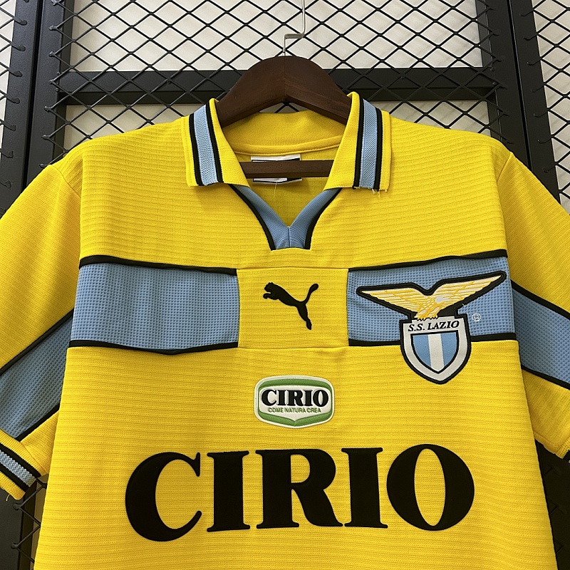 Lazio Retro shirt Lazio 98/99 yellow S-XXL 6