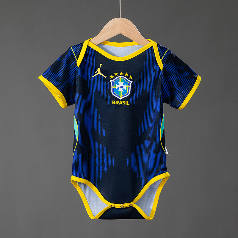 Brasile Brazil 2026 Away Baby Jersey Size 9/12
