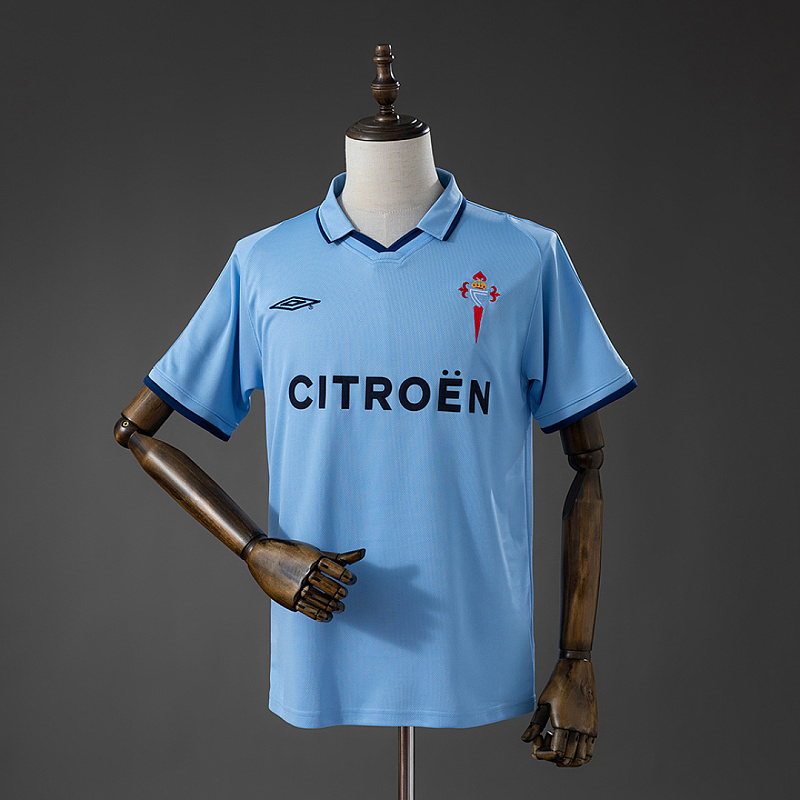 Celta de Celta de Vigo 01/02 Home UEFA Cup Retro Jersey S-XXL