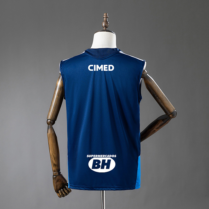 Cruzeiro Cruzeiro 26/27 All sponsors Training - Dark Blue Vest Jersey S-4XL 2