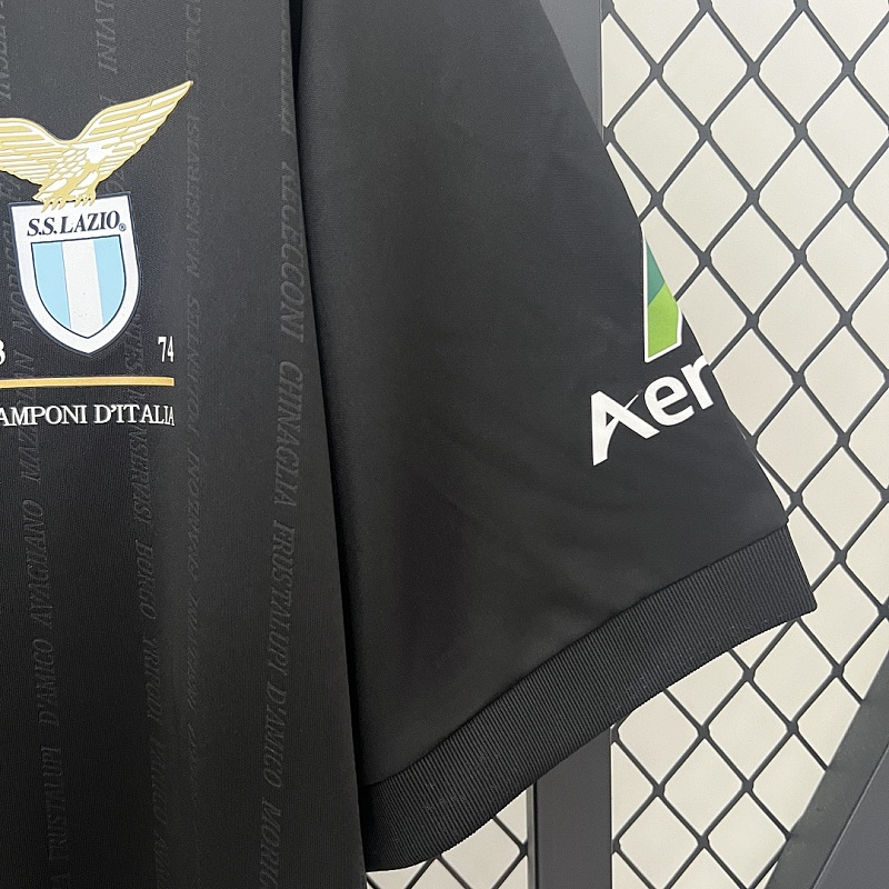 Lazio 24/25 Lazio 50th Anniversary Black S-4XL 8