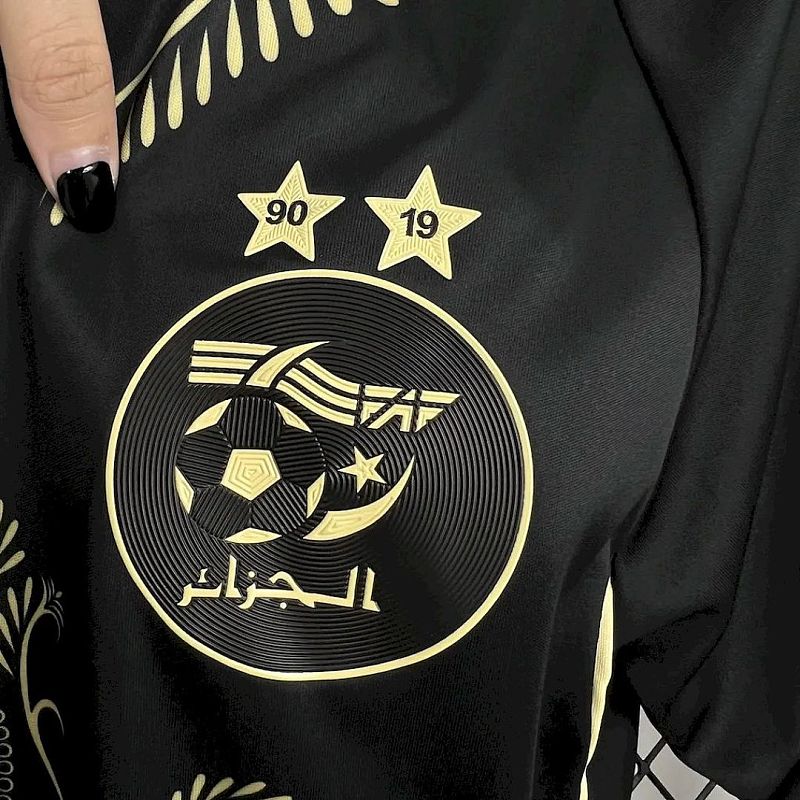 Algeria 2024/25 Algeria 2024/25 Karakou Black gold Jersey S-XXL 2