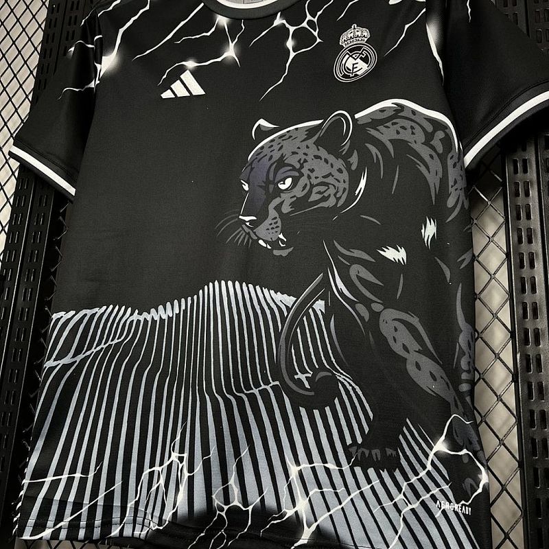Real Madrid Real Madrid 2024/25 Special Edition Black Jersey S-XXL 3
