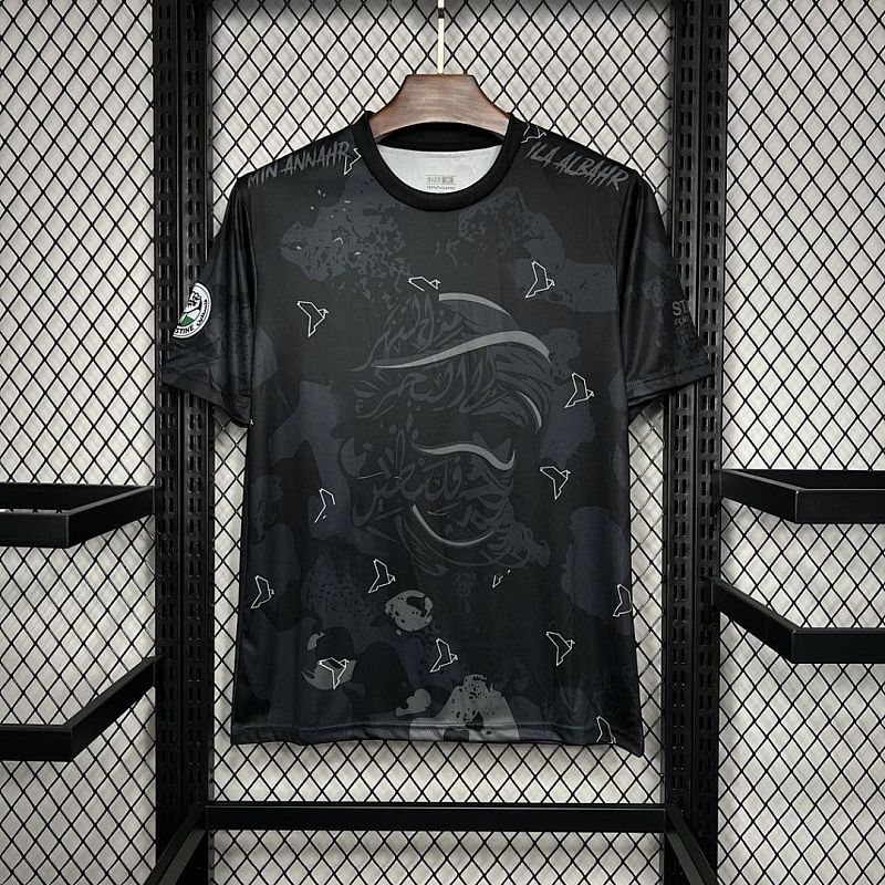 CD Palestino CD Palestino 2024/25 Black special edition Jersey S-XXXXL