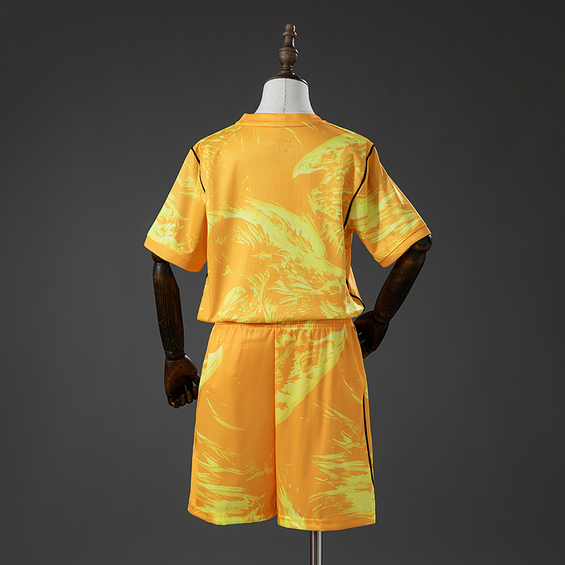 Inghilterra England 2026 GK Kids Kit Jersey - Yellow Size 16-28 2