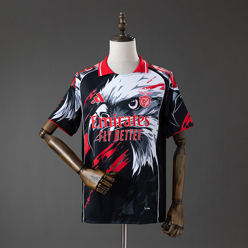 Benfica Benfica 26/27 Special Eagle Jersey - Black& White S-4XL
