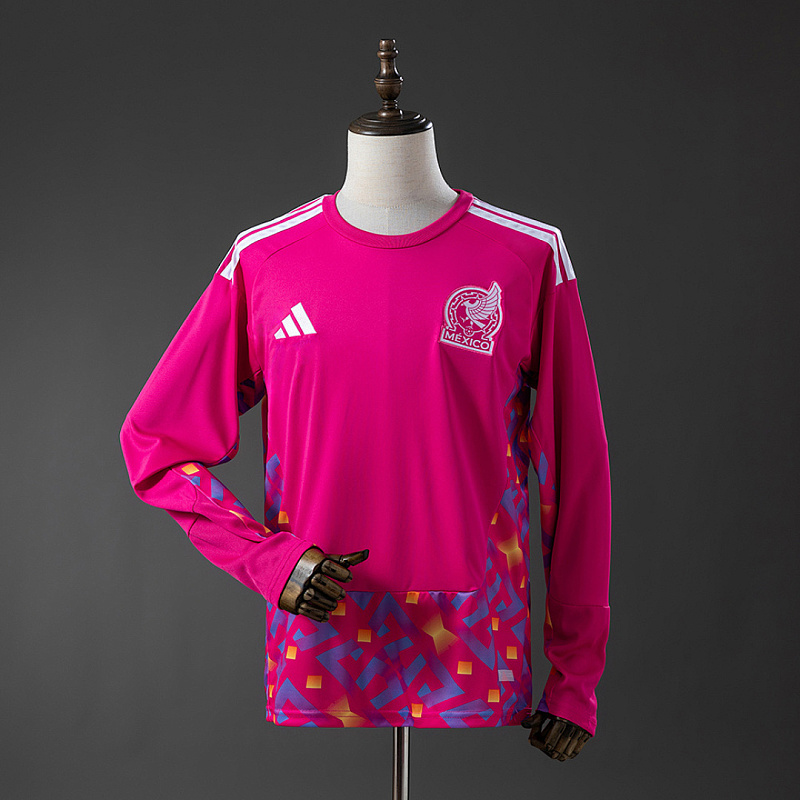 Messico Mexico 2026 Goalkeeper Long-Sleeve Jersey S-4XL