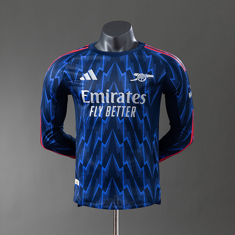 Arsenal Arsenal 25/26 Away Player Long Sleeve Jersey S-3XL