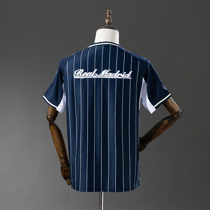 Real Madrid Real Madrid 25/26 Baseball - Navy Blue Jersey S-4XL 2