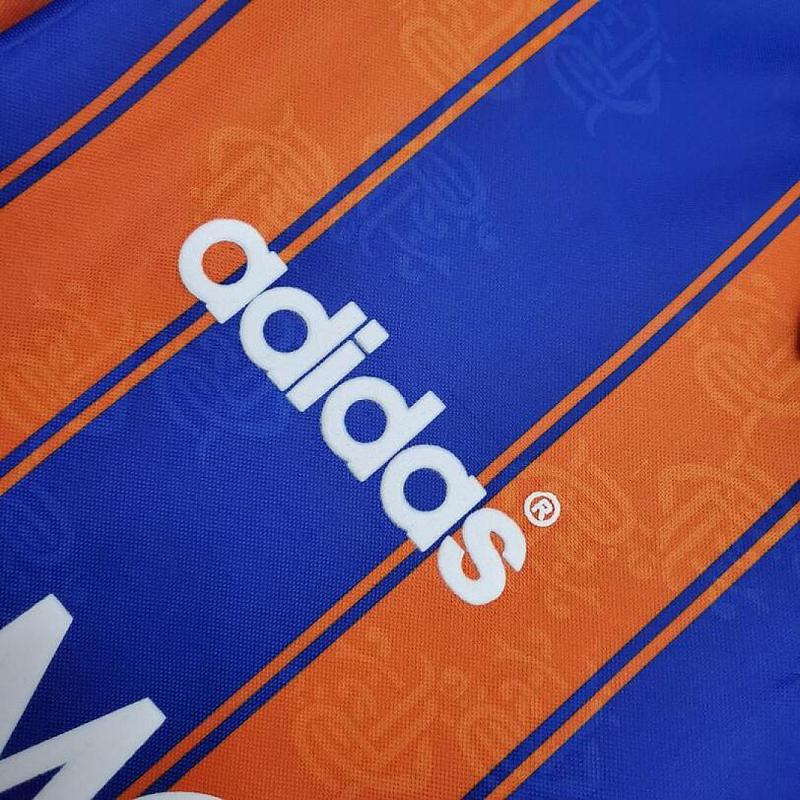 93-94 Rangers Retro 93-94 Rangers Away S-2XL 4