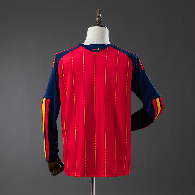 Spagna Spain 2026 Home 2-Star Champion Edition Long Sleeve Jersey S-3XL 4