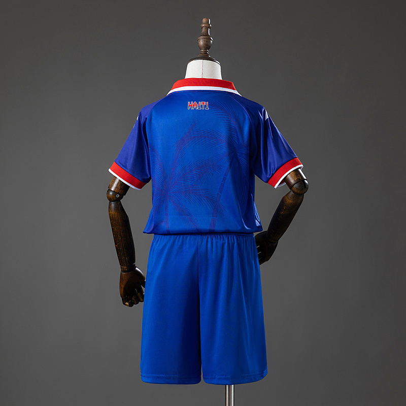 Haiti 2026 Haiti 2026 Home Kids Kit Jersey Size 16-28 2