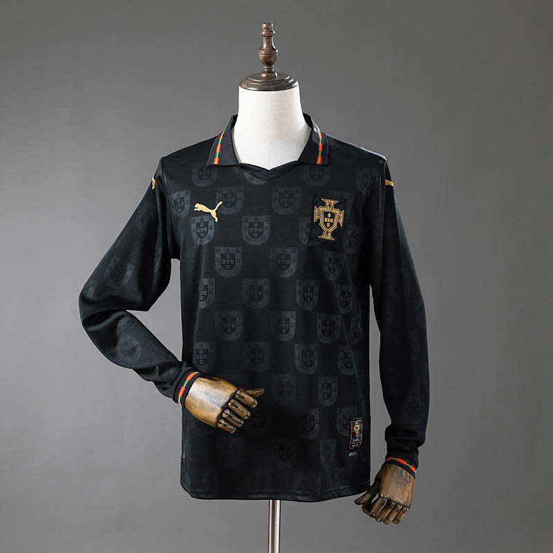 Portogallo Portugal 2026 Special Edition - Black Panther Long-Sleeve Jersey S-4XL
