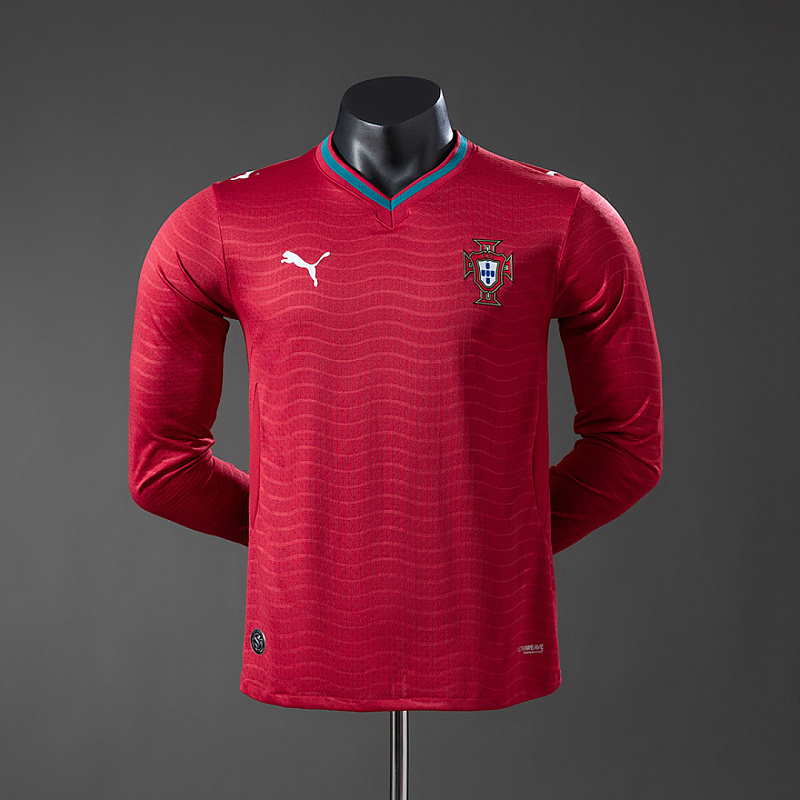 Portogallo Portugal 2026 Home Player Long-Sleeve Jersey S-4XL