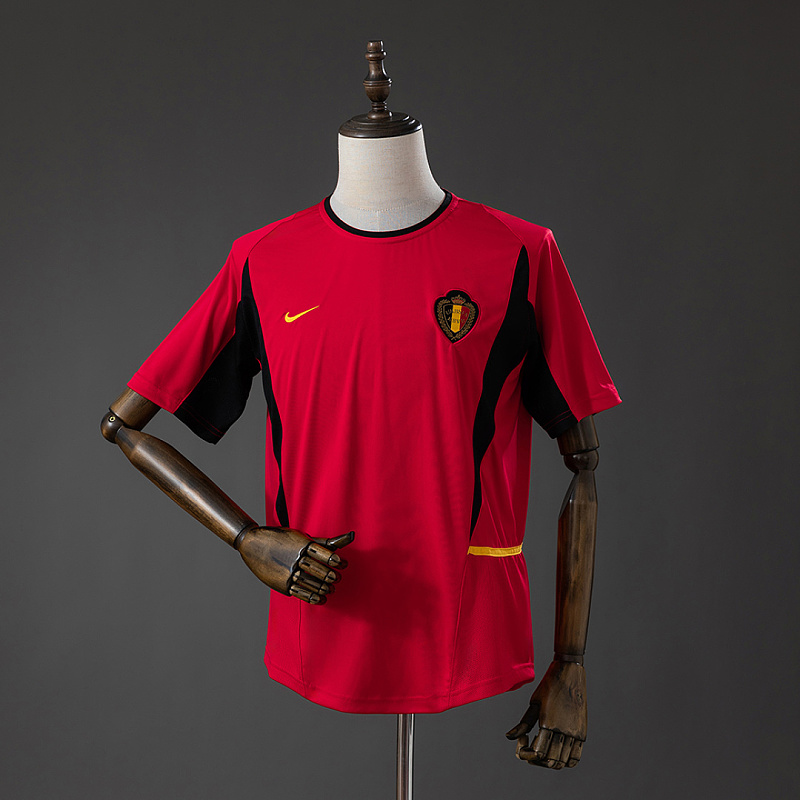 Belgio Belgium 2002 Home Retro Jersey S-XXL