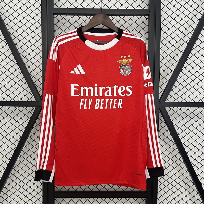 Benfica 25/26 Long sleeve Benfica home S-XXL