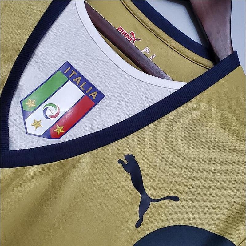 Italia Retro 2006 Italy Golden S-XXL 7