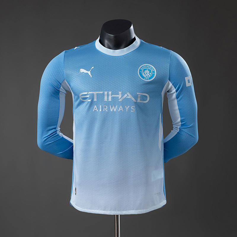 Manchester City Manchester City 26/27 Home Player Long Sleeved Jersey S-3XL