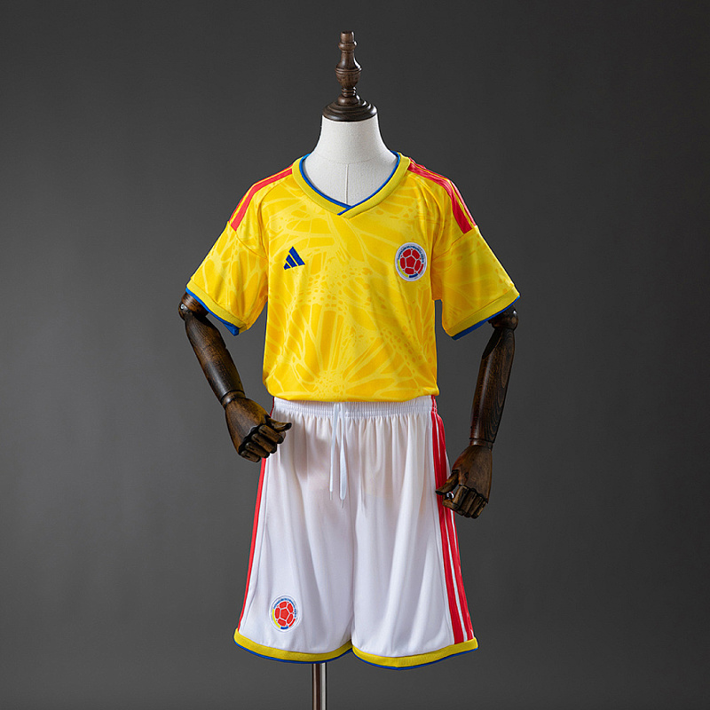 Colombia Colombia 2026 Home Kids Kit Jersey SIZE 16-28