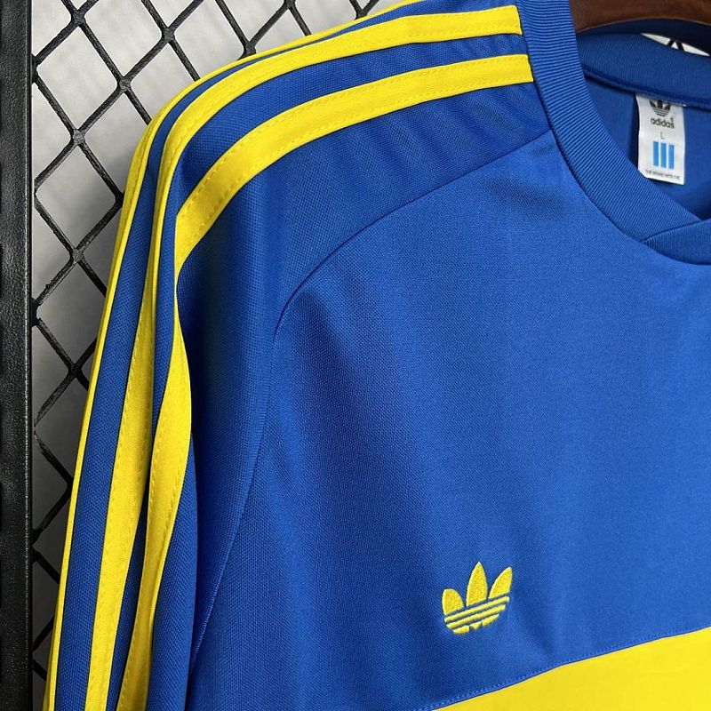 Boca Juniors Boca Juniors 1981 Home Long Sleeves Retro Jersey S-XXL 3