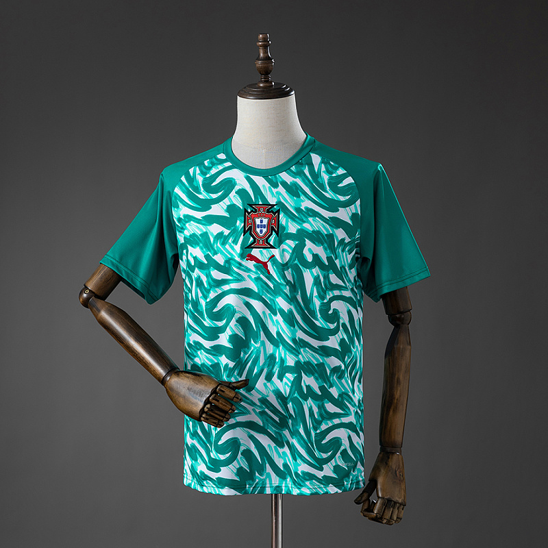 Portogallo Portugal 2026 Warmup Jersey - Green S-4XL