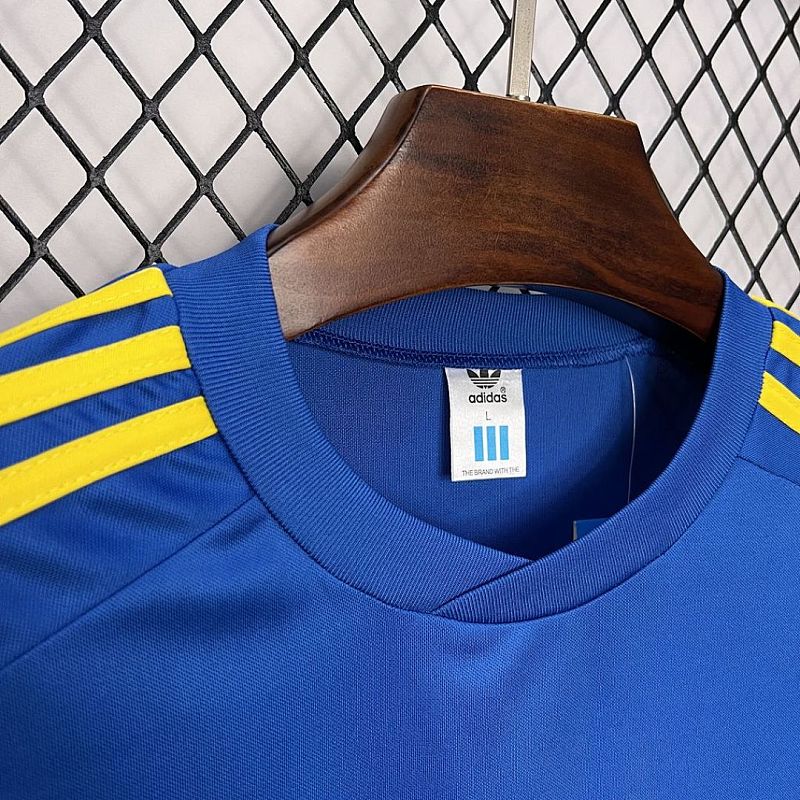 Boca Juniors Boca Juniors 1981 Home Long Sleeves Retro Jersey S-XXL 4