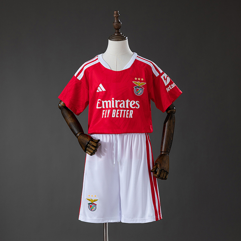 Benfica Benfica 26/27 Home Kids Kit Jersey Size 16-28