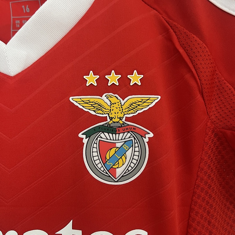 Benfica 24/25 Kids Benfica Home Size: 16-28 5