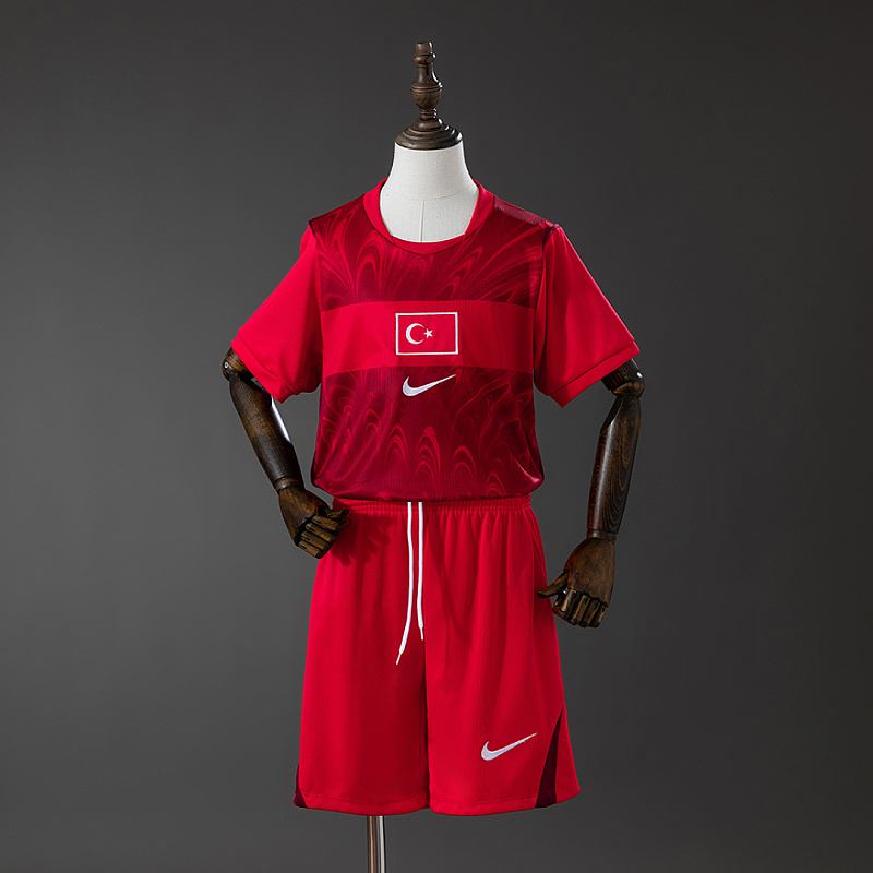 Turkiye 2026 Turkiye 2026 Away Kids Kit Jersey Size 16-28
