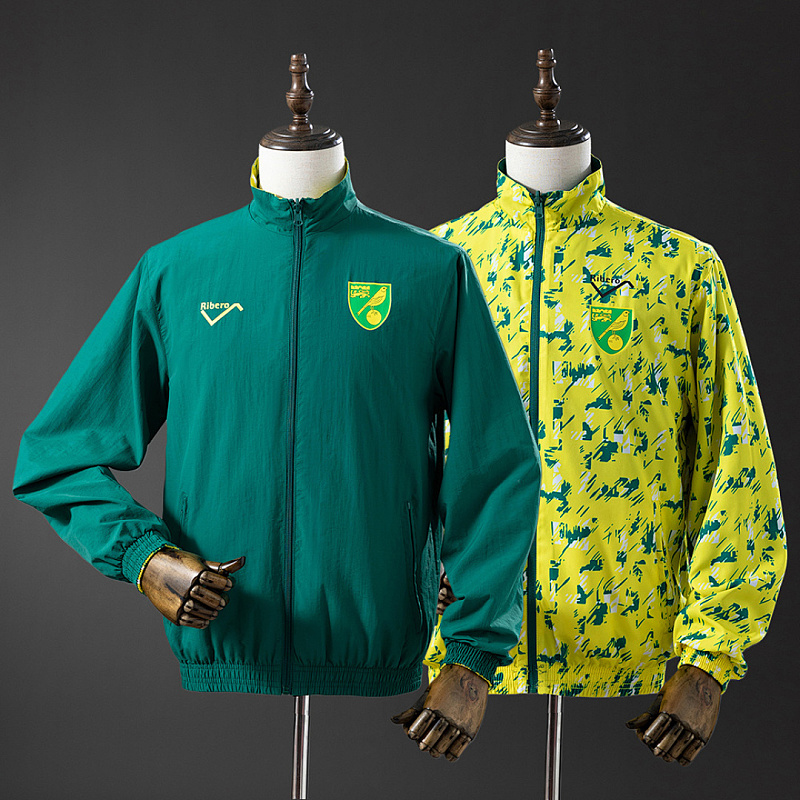 Norwich City Norwich City Reversible Jacket Windbreaker - Blue & Yellow S-XXL