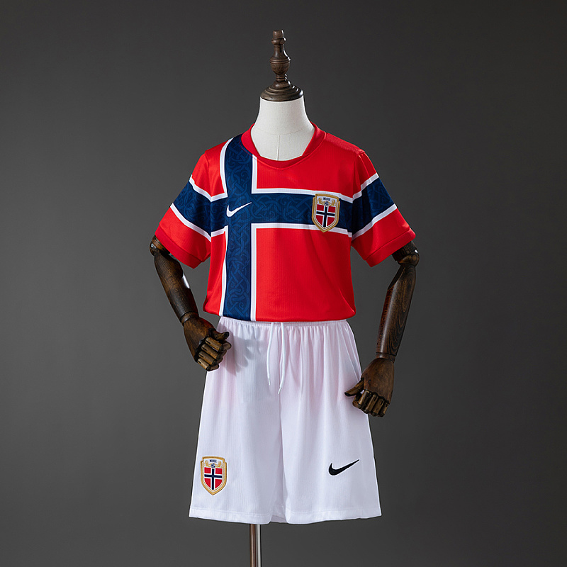 Norway 2026 Norway 2026 Home Kids Kit Jersey Size 16-28
