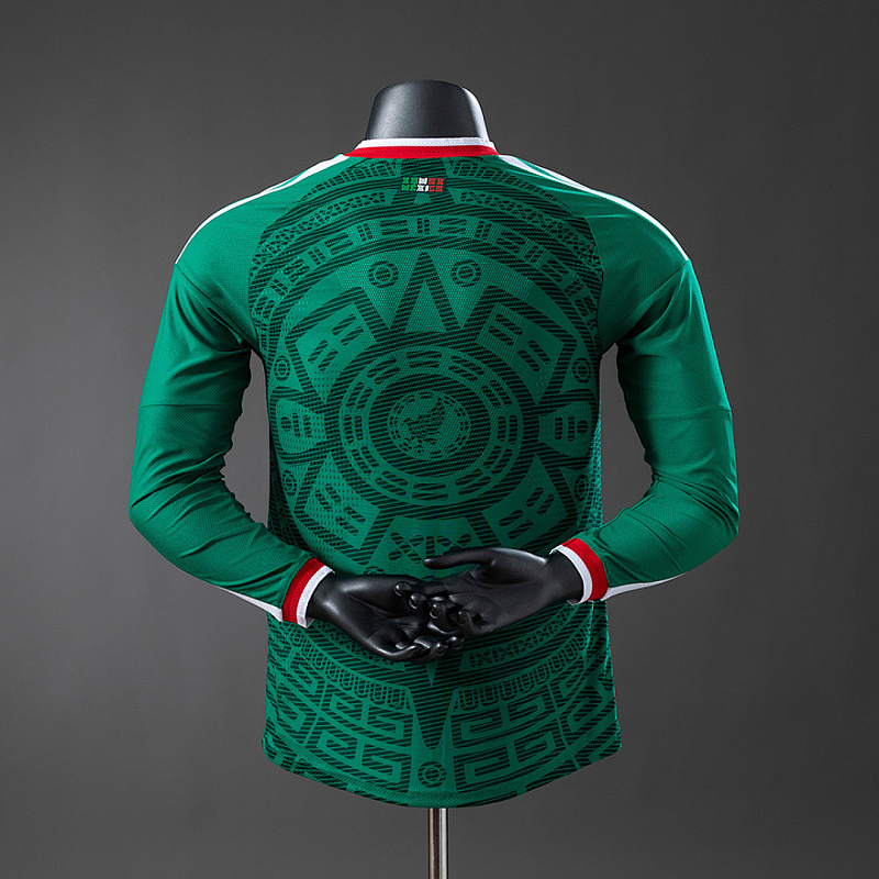 Messico Mexico 2026 Home Long-Sleeve Player Jerseys S-4XL 2
